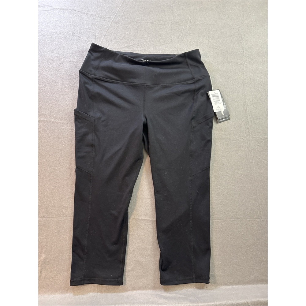 Torrid Size 1 Leggings W/ Pockets New With Tag Black